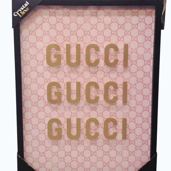 Crystal Luxe Gucci, Gucci, Gucci Framed Wall Decor - Picture 2 of 6